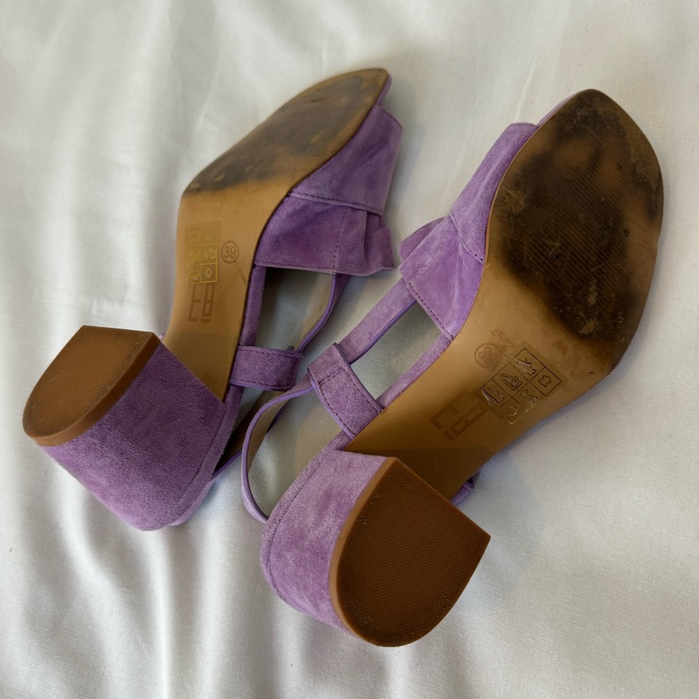 E8 by Miista Lilac Suede Sandals - Picture 5 of 6